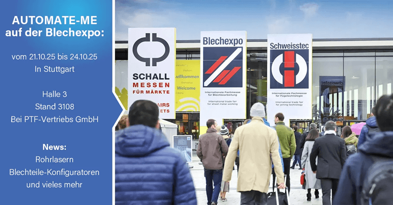 AUTOMATE-ME auf der Blechexpo